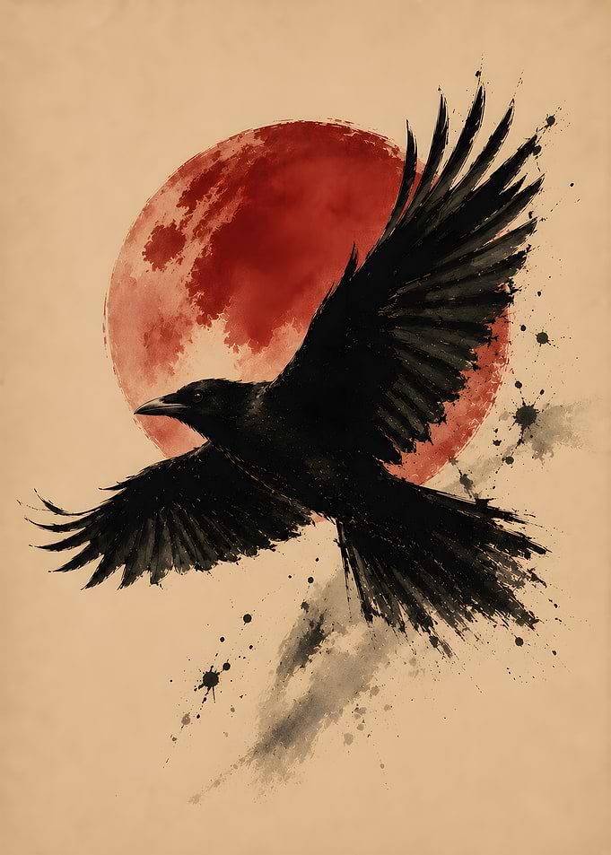 Mystic Raven Flight