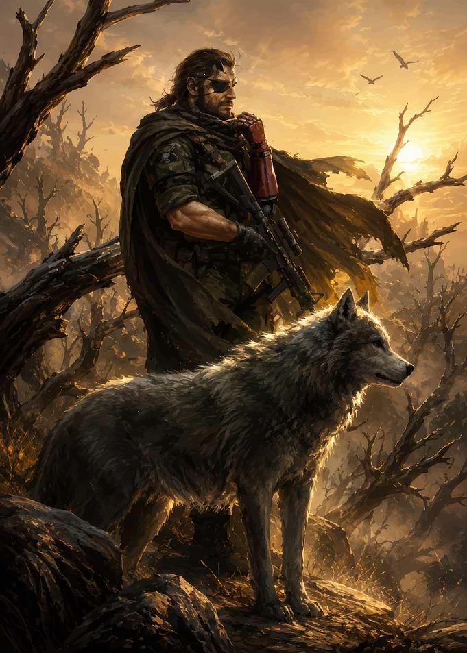 Venom Snake and D-Dog