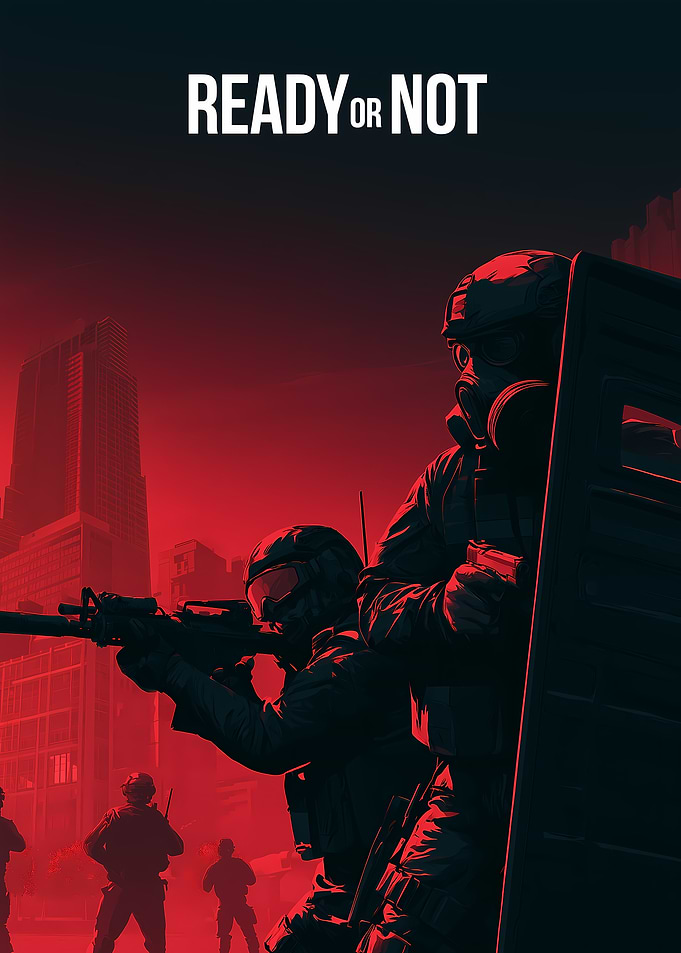Ready or Not Tactical Game Poster