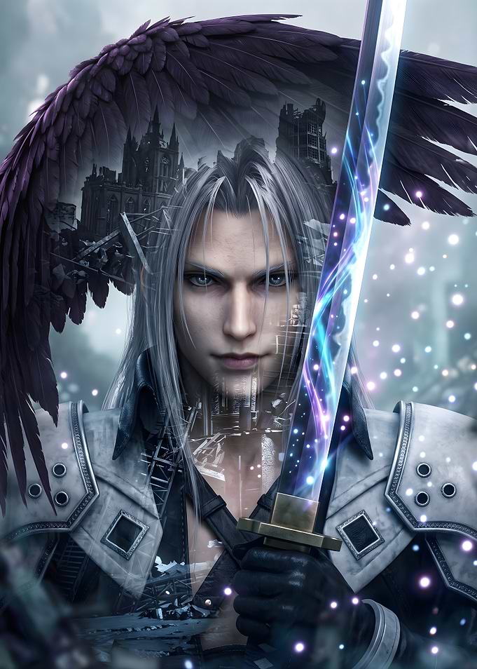 Final Fantasy VII Sephiroth with Masamune Sword