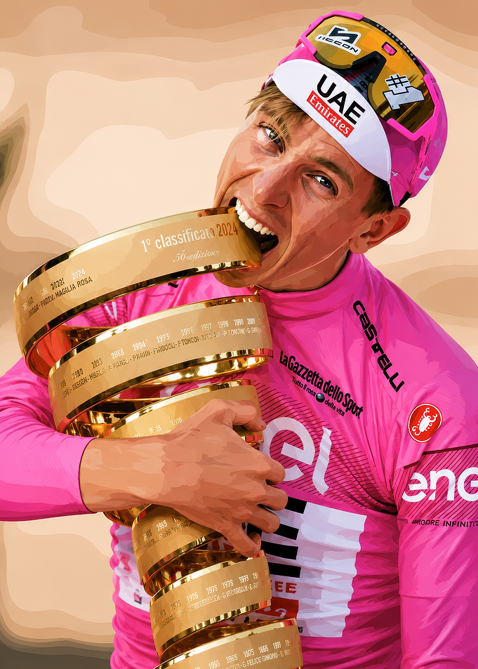 Tadej Pogačar Winning Giro d'Italia