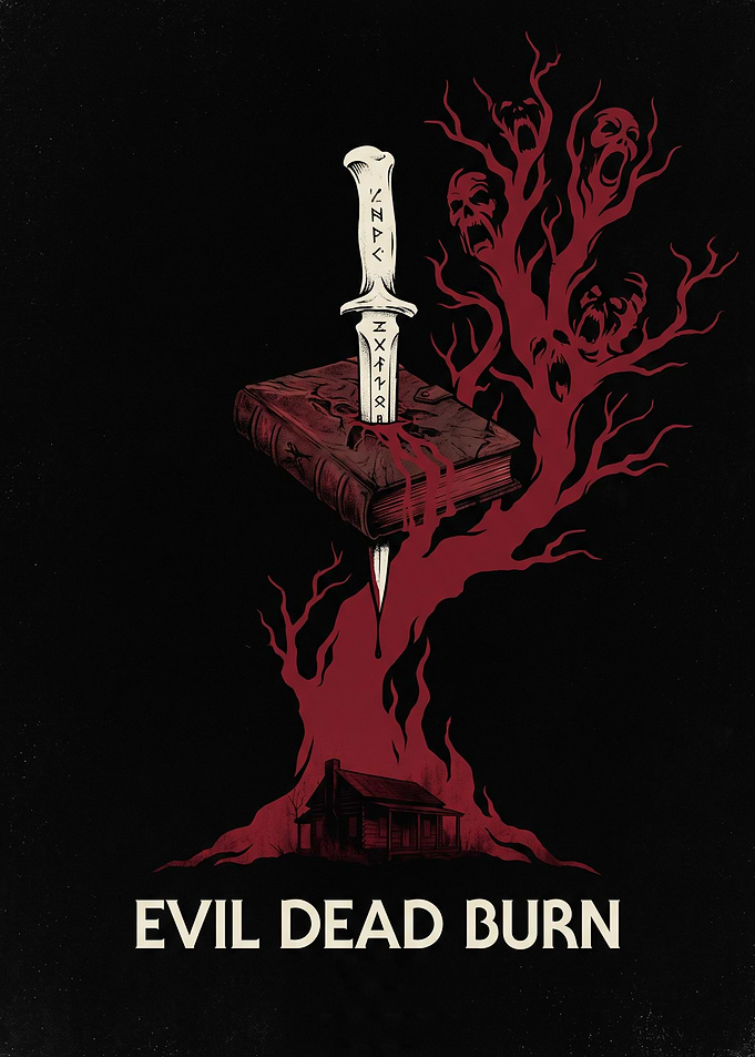 Evil Dead Burn Horror Poster