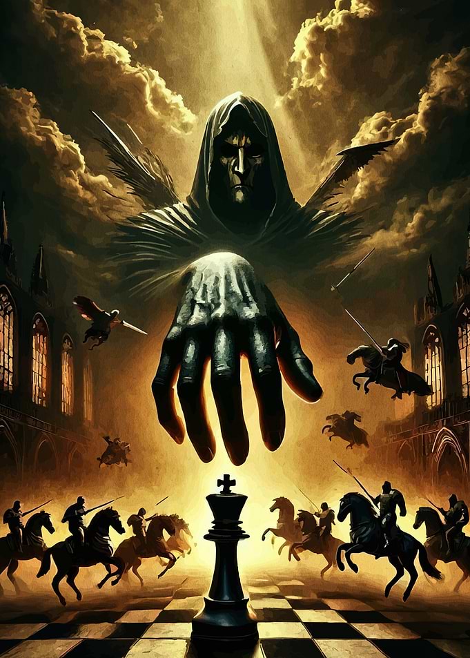 Dark Fantasy Chess Battle