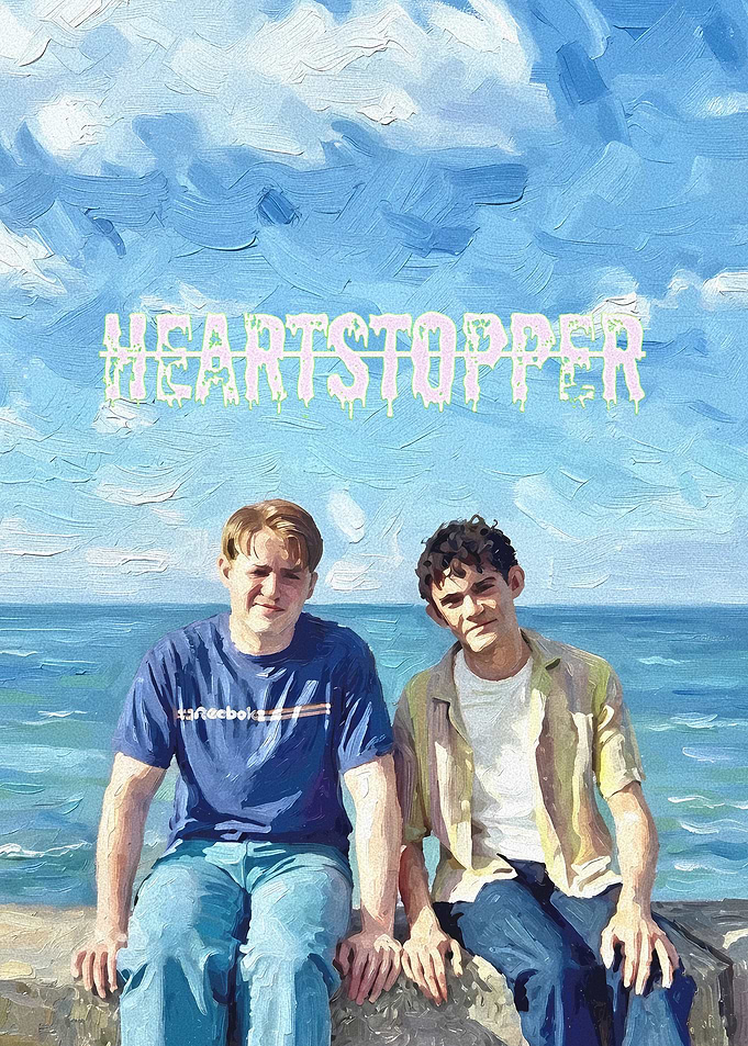 Heartstopper Oil Painting Style Poster