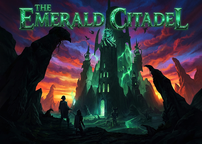 The Emerald Citadel Fantasy Art