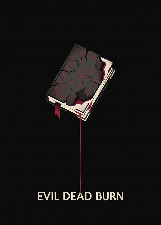 Evil Dead Burn Minimalist Poster