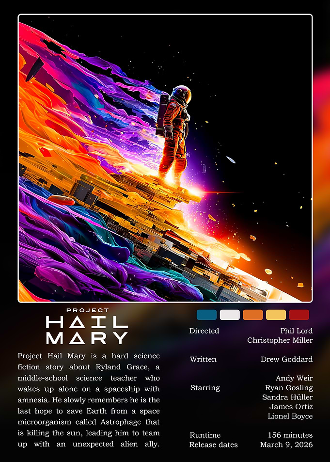 Project Hail Mary Movie Poster