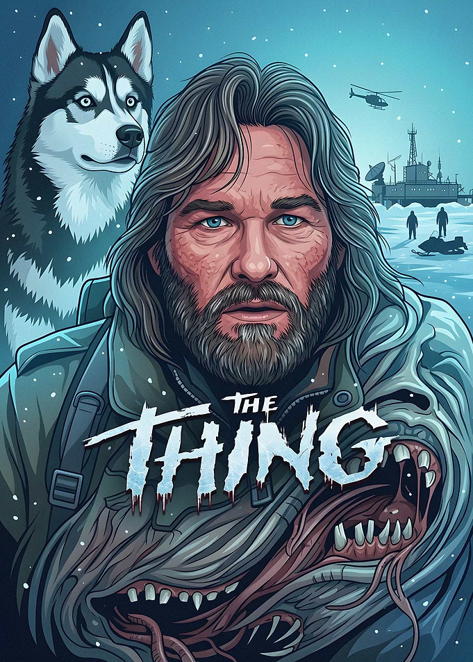 The Thing Movie Poster Art
