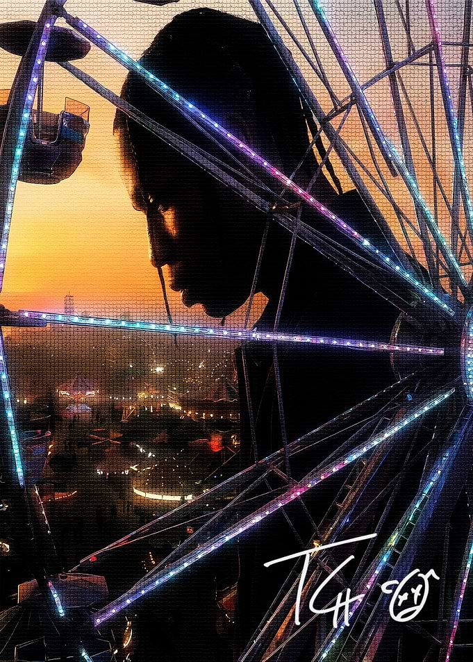 Travis Scott Silhouette Ferris Wheel