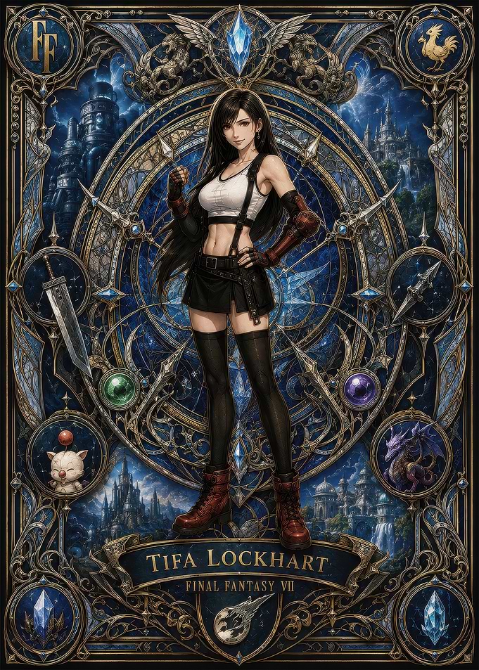 Tifa Lockhart Final Fantasy VII Poster