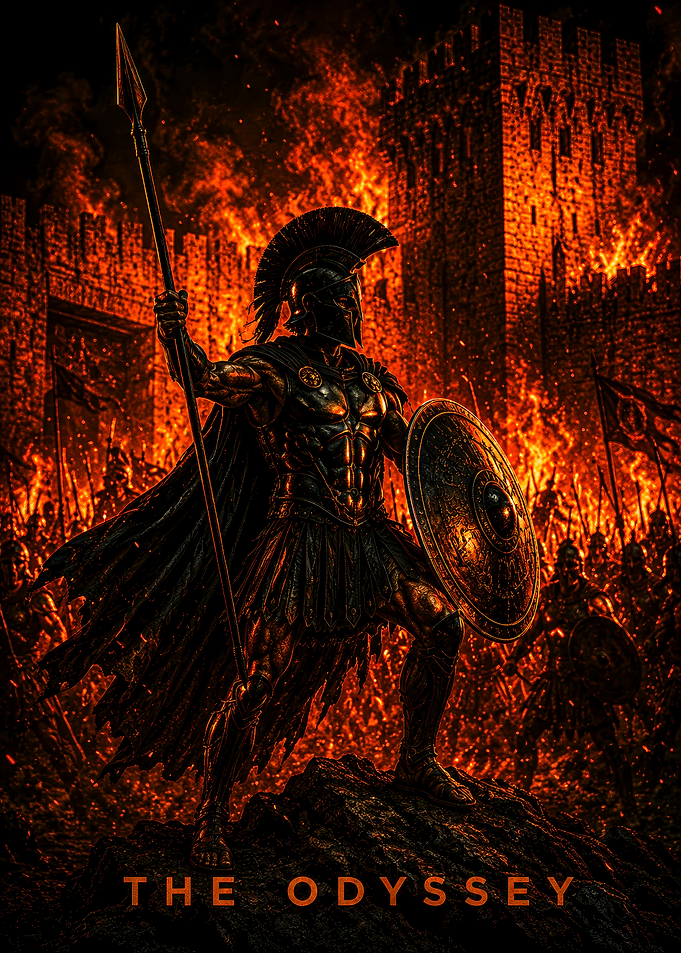 The Odyssey Warrior in Burning City