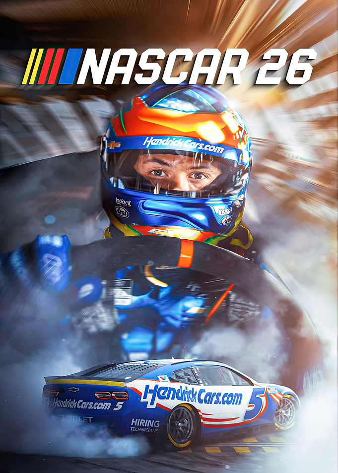 NASCAR 26 Racing Video Game Cover