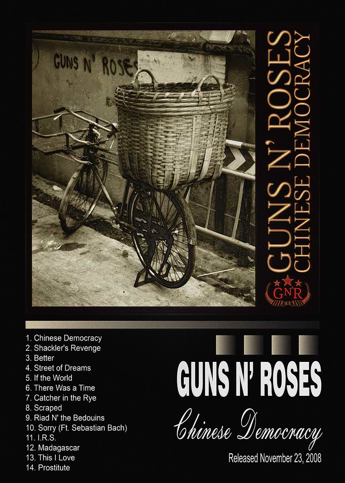 Guns N' Roses Chinese Democracy Poster