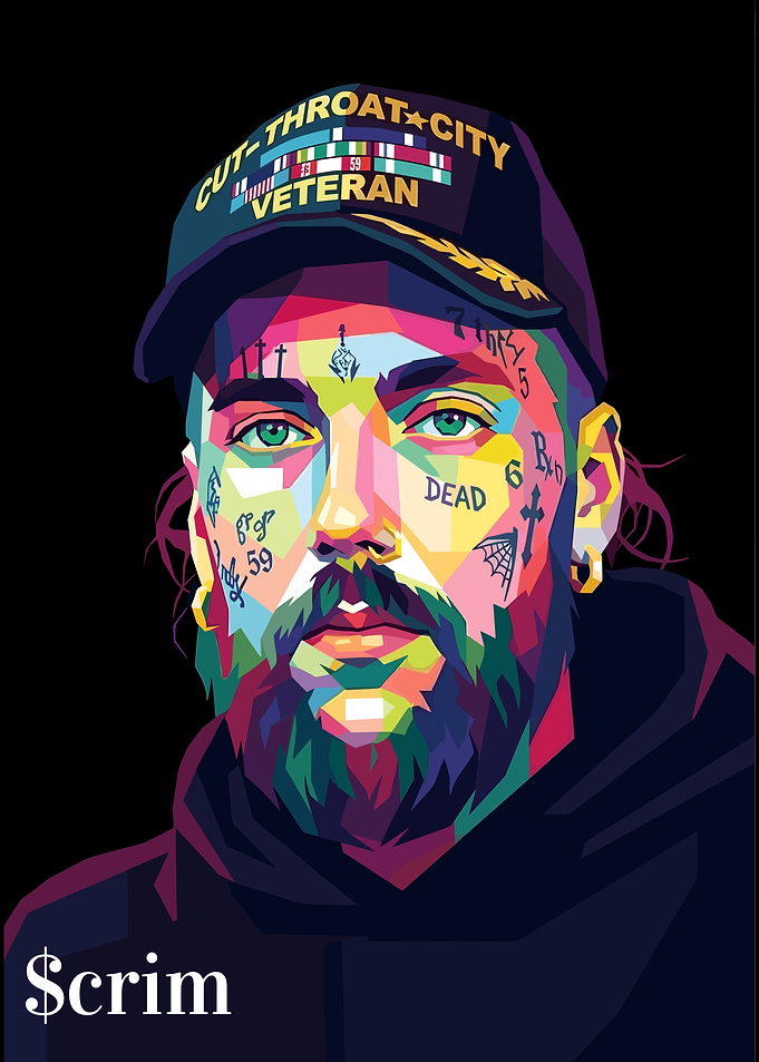 $crim Pop Art Portrait