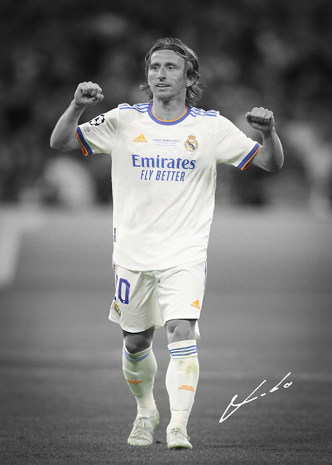 Luka Modric Real Madrid Celebration