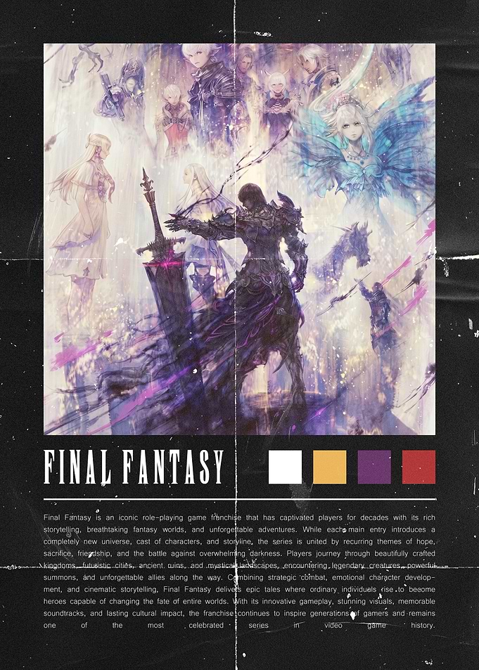 Final Fantasy Series Poster