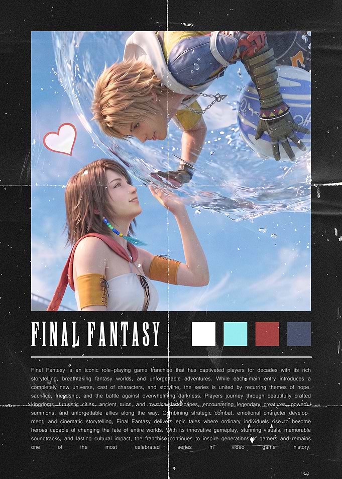 Final Fantasy X Tidus and Yuna