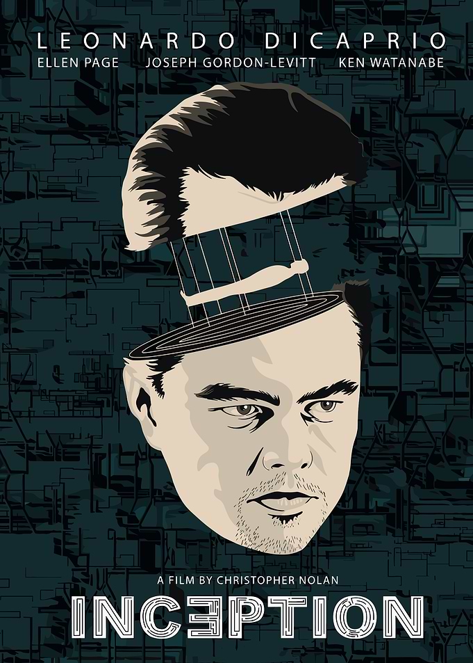 Inception Minimalist Movie Poster