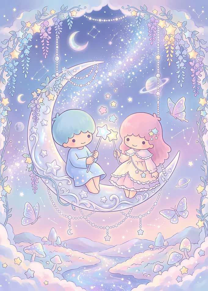 Little Twin Stars Moon Fantasy