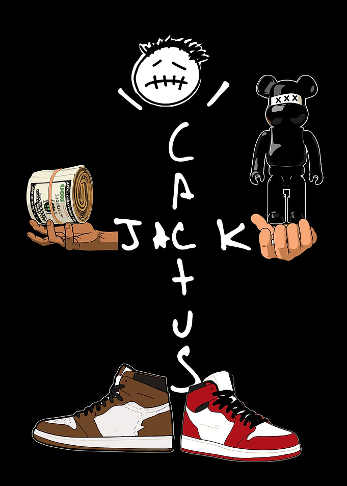 Cactus Jack Travis Scott Graphic Art