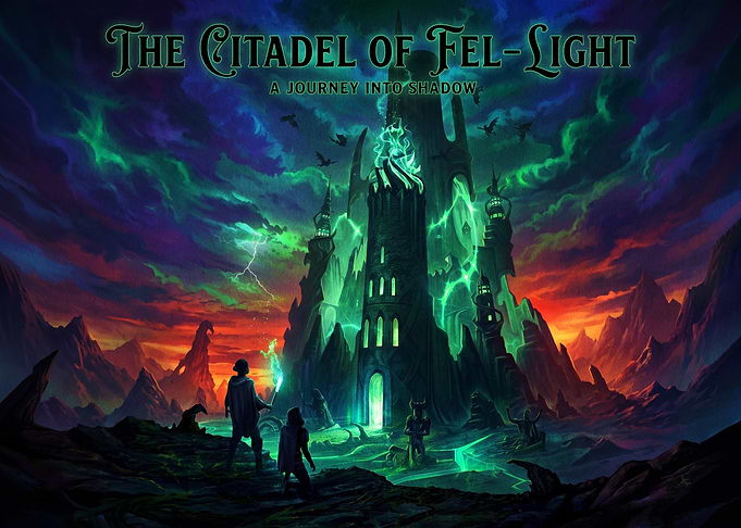 The Citadel of Fel-Light Fantasy Art