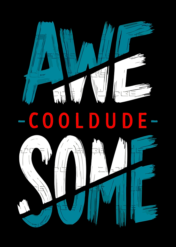 Awesome Cool Dude Text Art