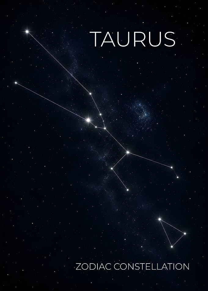 Taurus - The Bull Constellation Poster