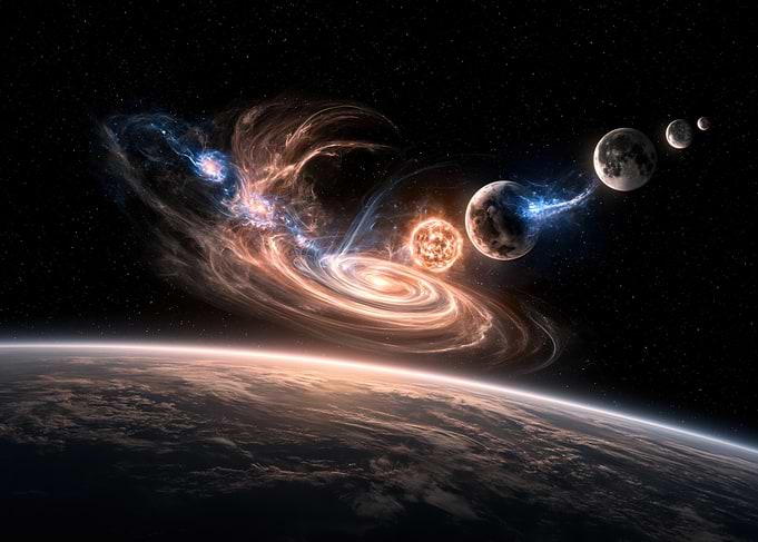 Cosmic Alignment Above Earth