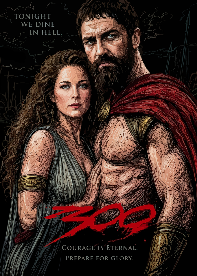 300 Movie Poster Art
