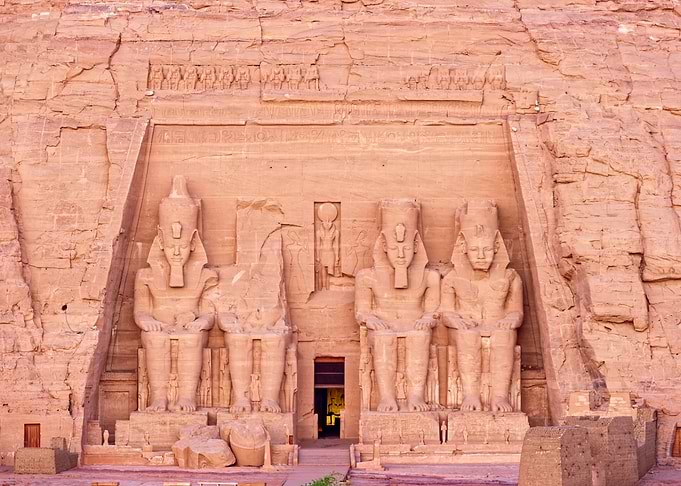 Abu Simbel Temple Facade