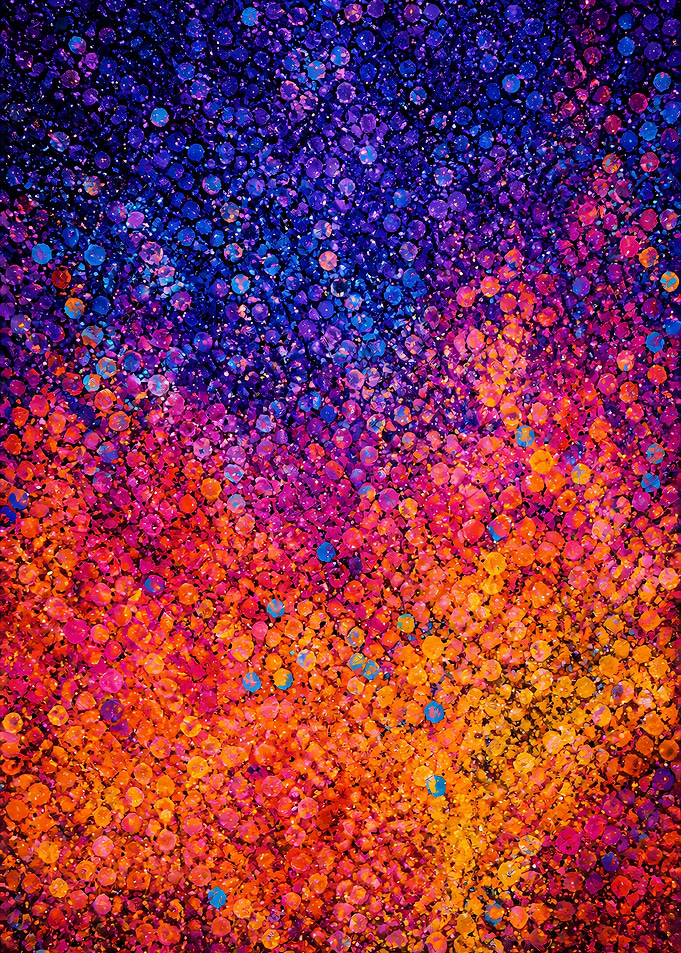 4 - Vibrant Abstract Dotted Color Gradient