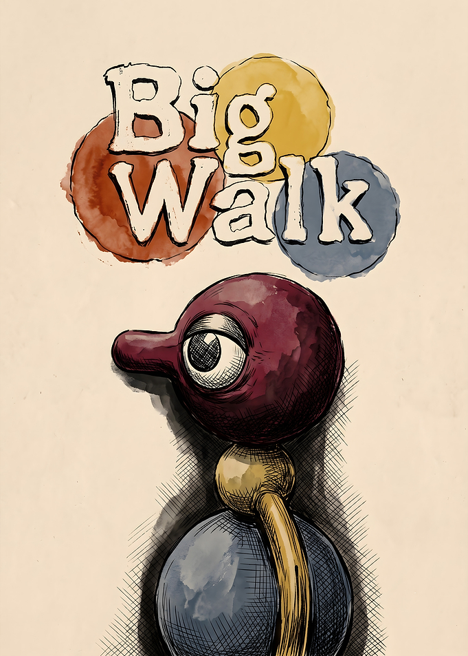 Big Walk Game Illustration