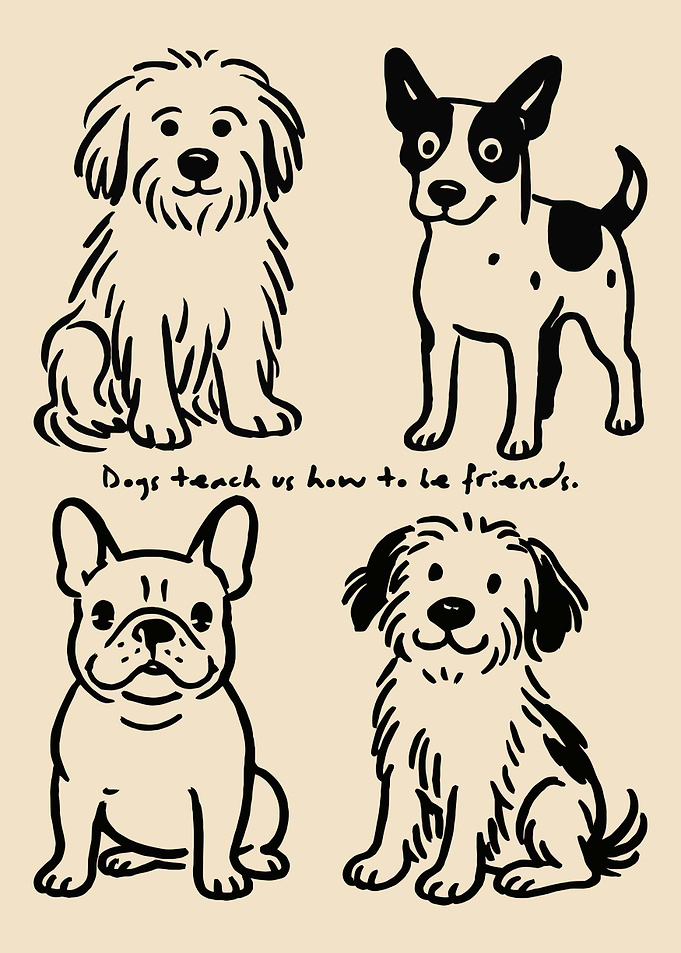 Dogs Teach Us How To Be Friends