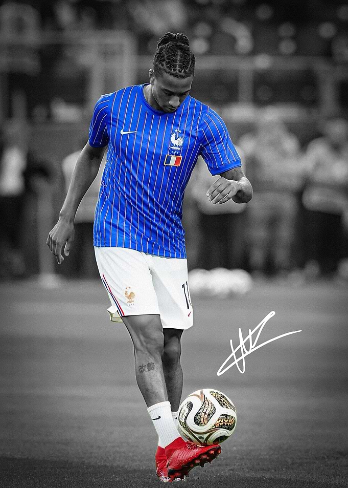 Michael Olise Soccer Portrait