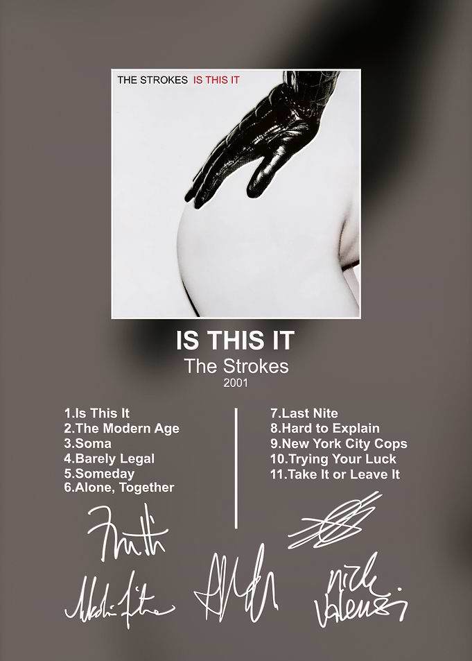 The Strokes Is This It Poster