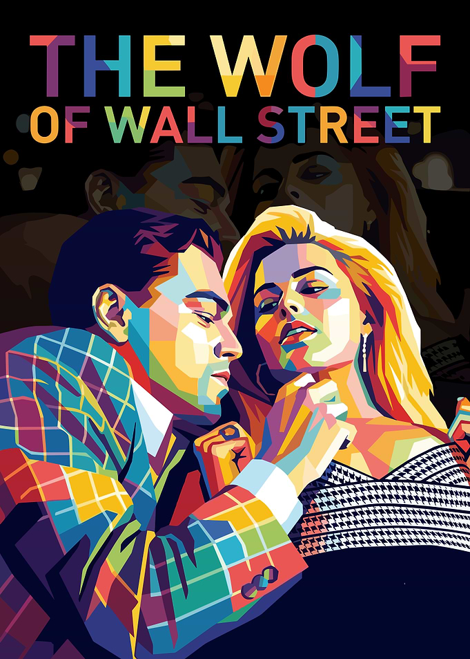The Wolf of Wall Street Pop Art