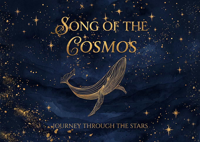 Song of the Cosmos Whale Poster