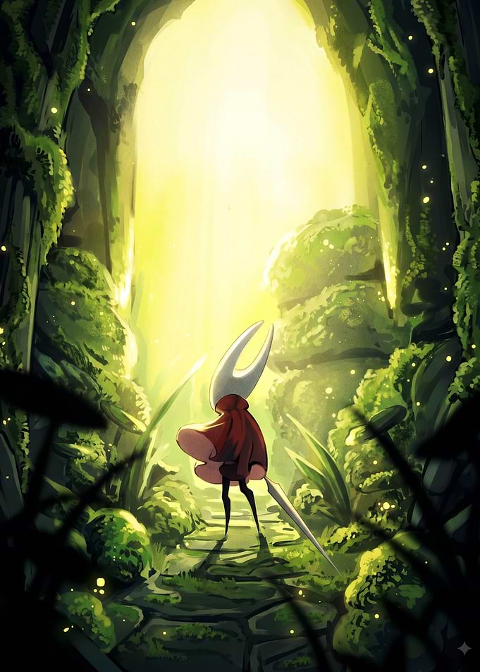 Hornet in Greenpath Hollow