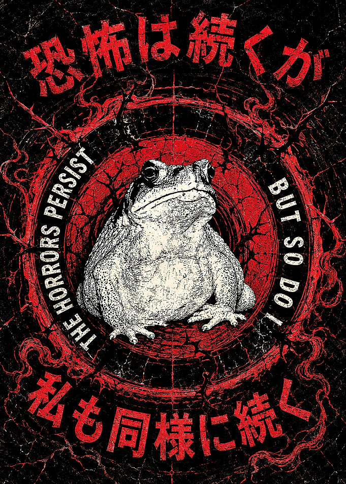 The Horrors Persist Toad Graphic
