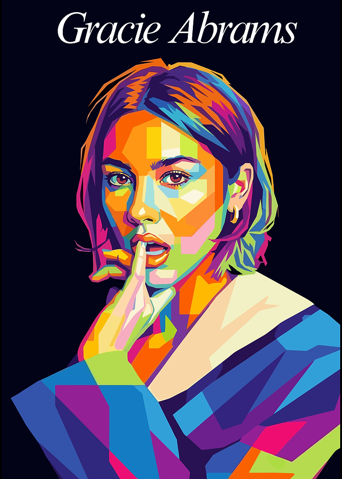 Gracie Abrams Pop Art Portrait