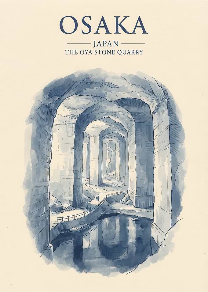 Oya Stone Quarry Travel Poster