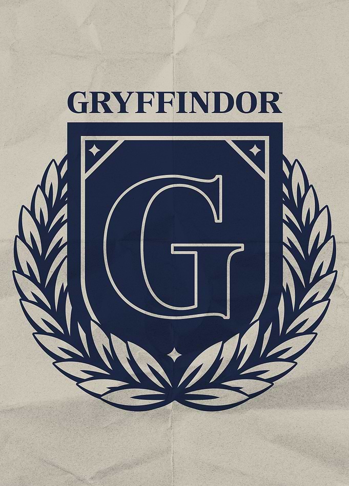 Gryffindor House Crest Emblem