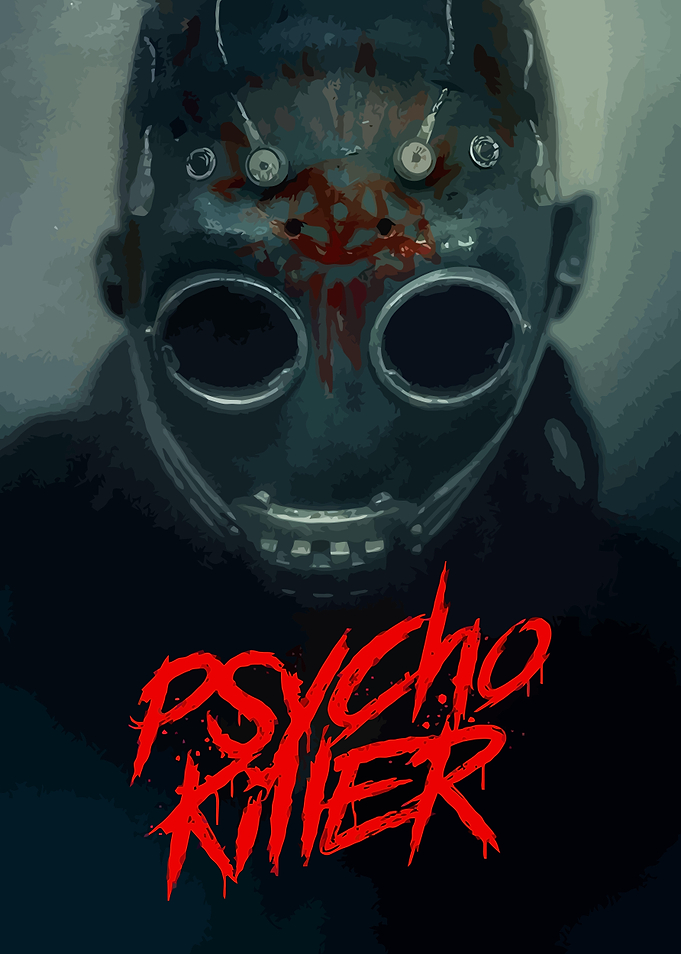 Psycho Killer Horror Movie Art Poster