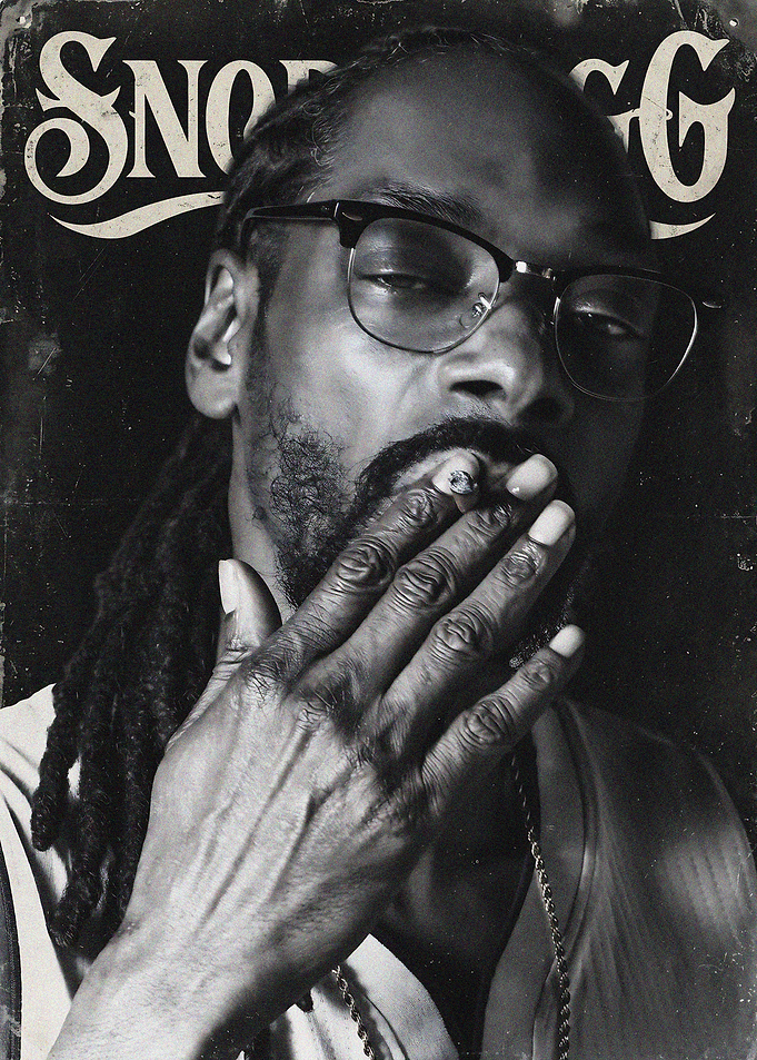 Snoop Dogg Vintage Style Portrait