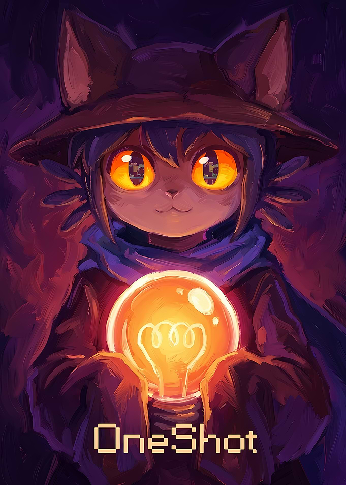 Niko from OneShot holding the sun