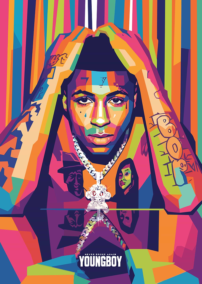 YoungBoy Never Broke Again Pop Art
