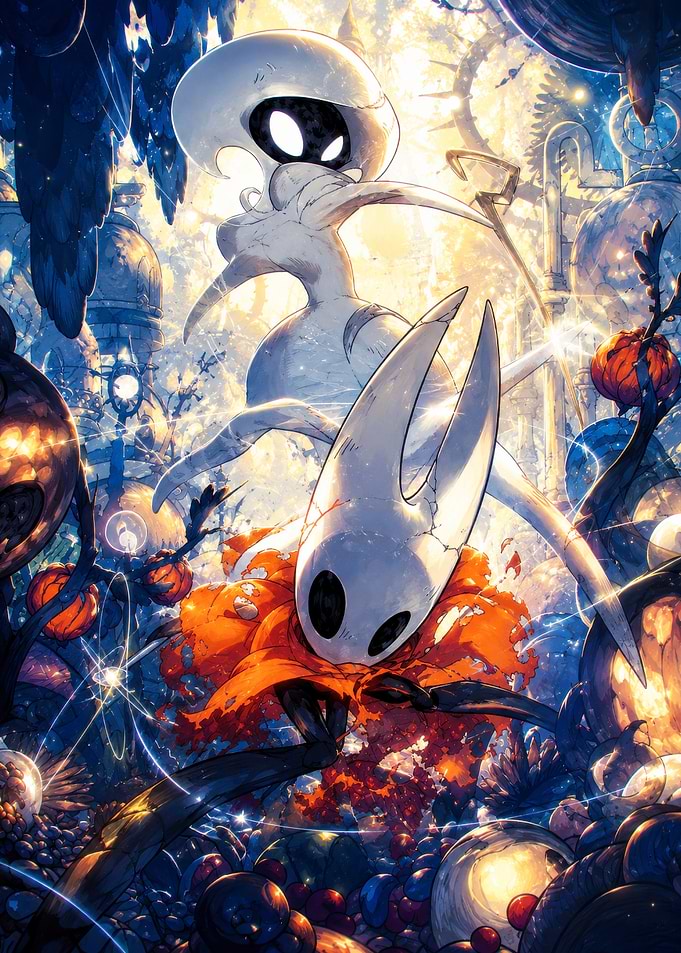 Hollow Knight and Hornet Fan Art