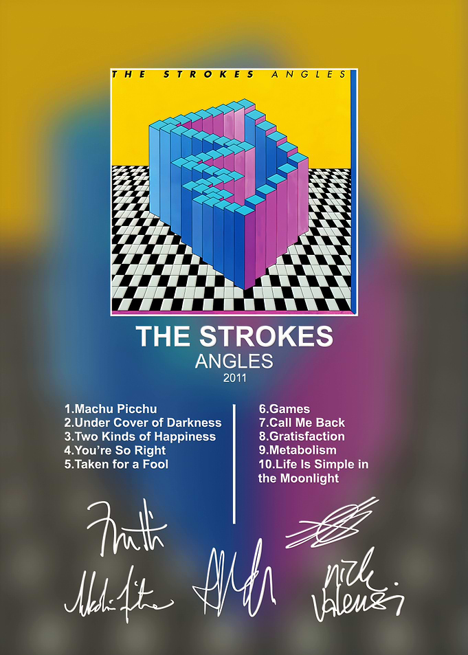 The Strokes Angles Album Poster