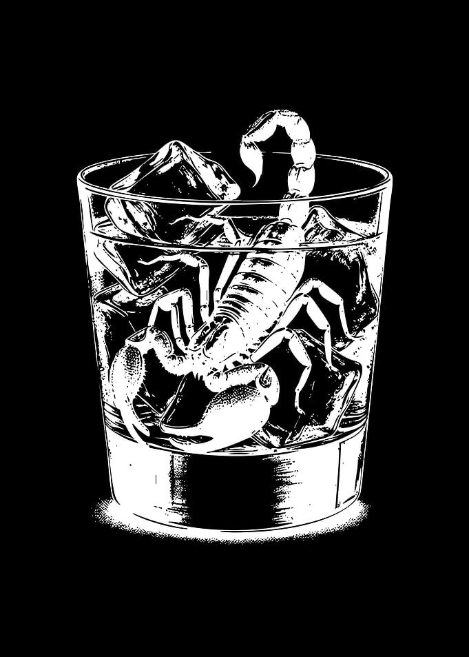 Scorpion in a Glass of Ice