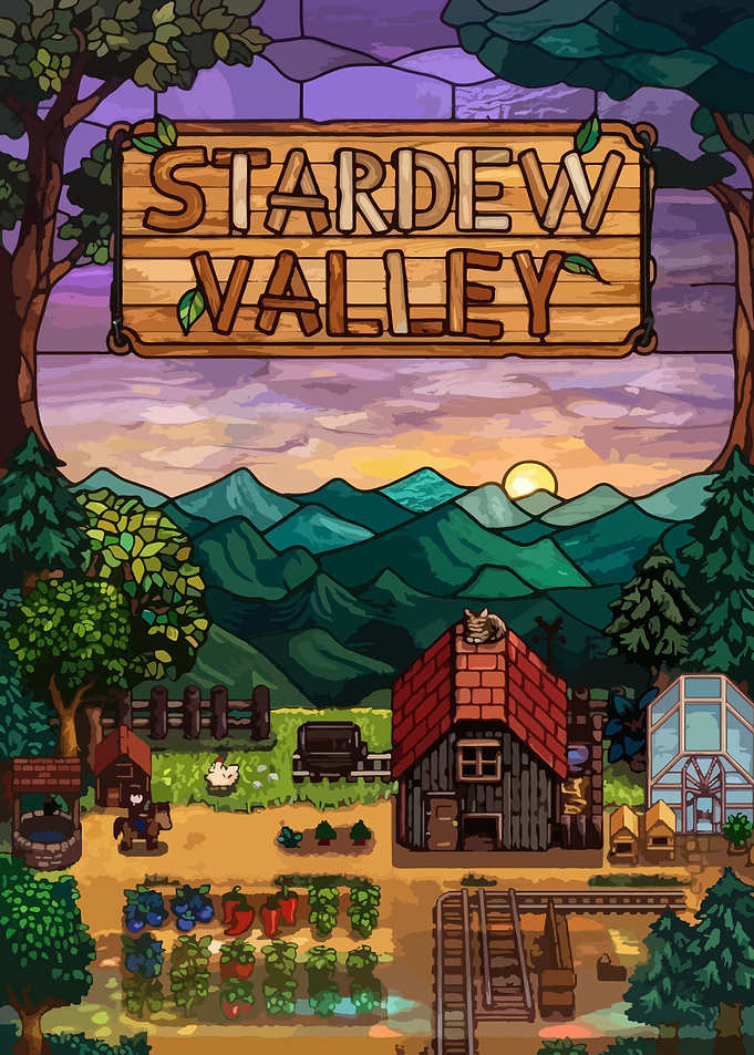 Stardew Valley Stained Glass